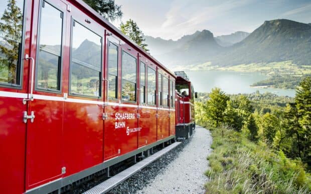 Ride the steepest train of Austria, Schafberg